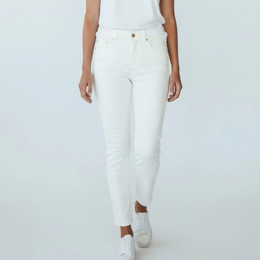 Michael Kors Women's Selma Skinny White Jeans 14 NWOT